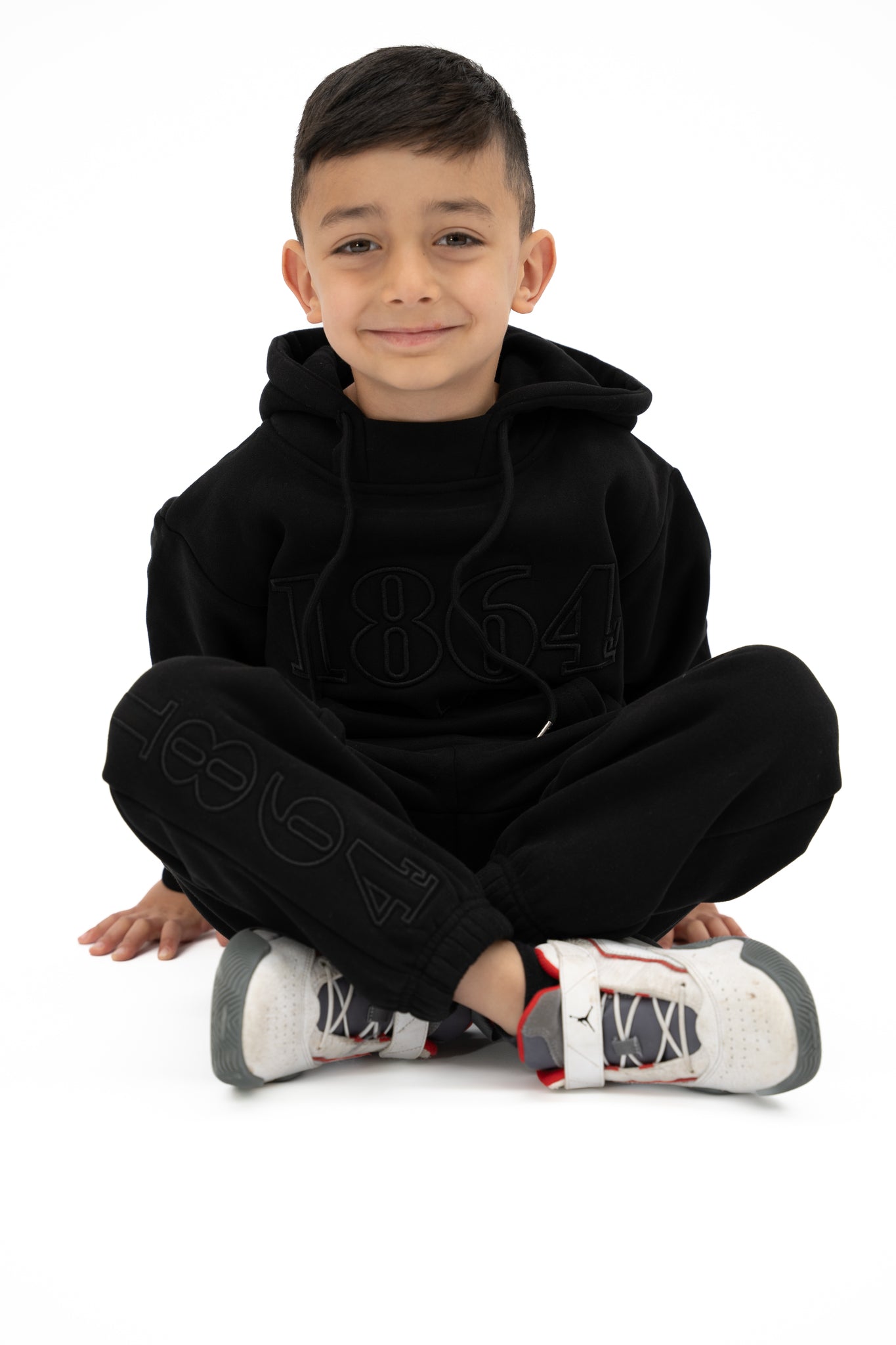 Black 2025 tracksuit kids