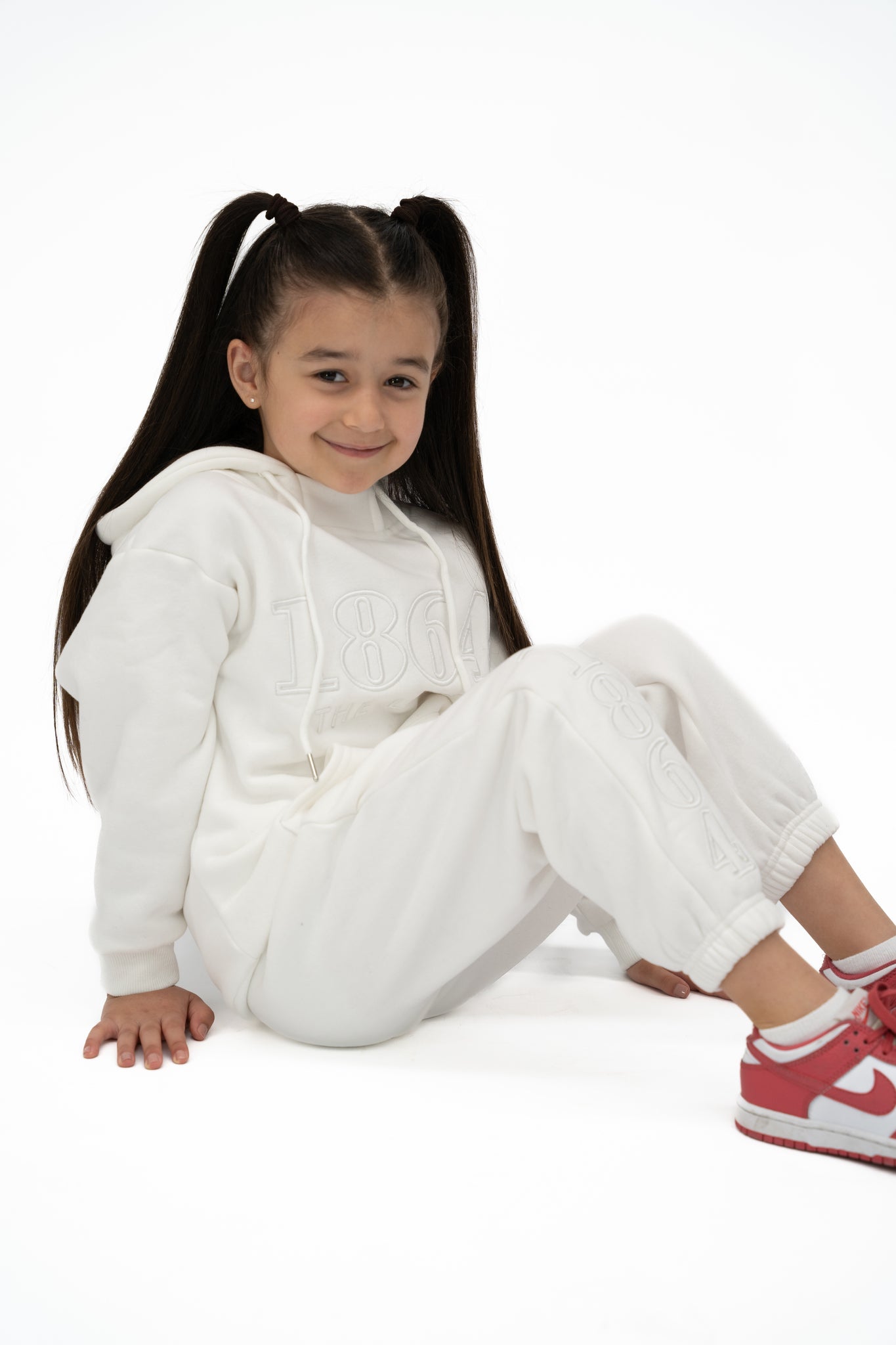 Unisex Kids Tracksuit Set | White